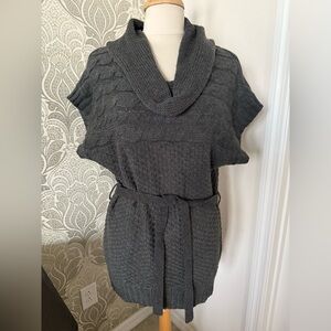 Apostrophe Charcoal Cowl Neck Sweater